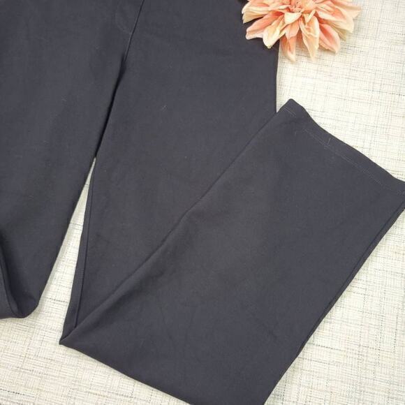Betabrand Straight-Leg Classic Dress‎ Pant Yoga Pant Black Size Large Petite - Picture 2 of 7